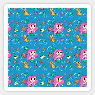 Chibi Sea Pattern Sticker